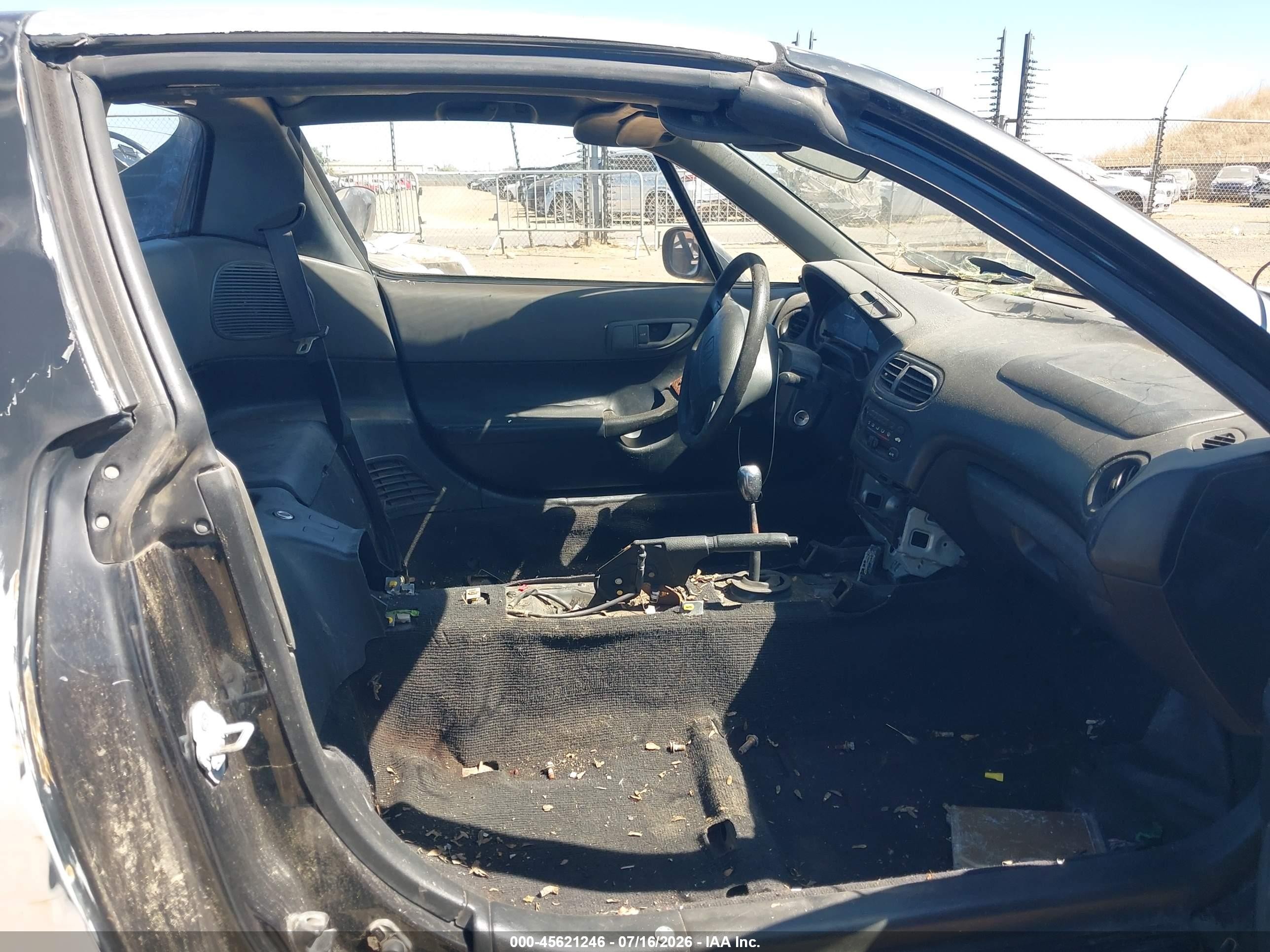 1994 Honda Civic Del Sol Black vin: JHMEG2176RS002554
