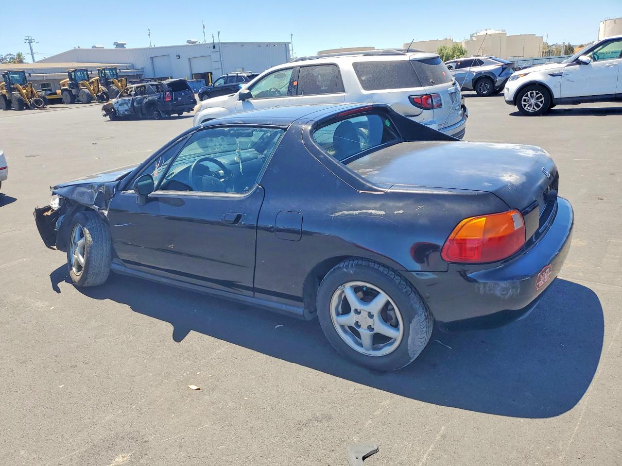 1995 Honda Civic Del Sol Черный vin: JHMEG217XSS000425
