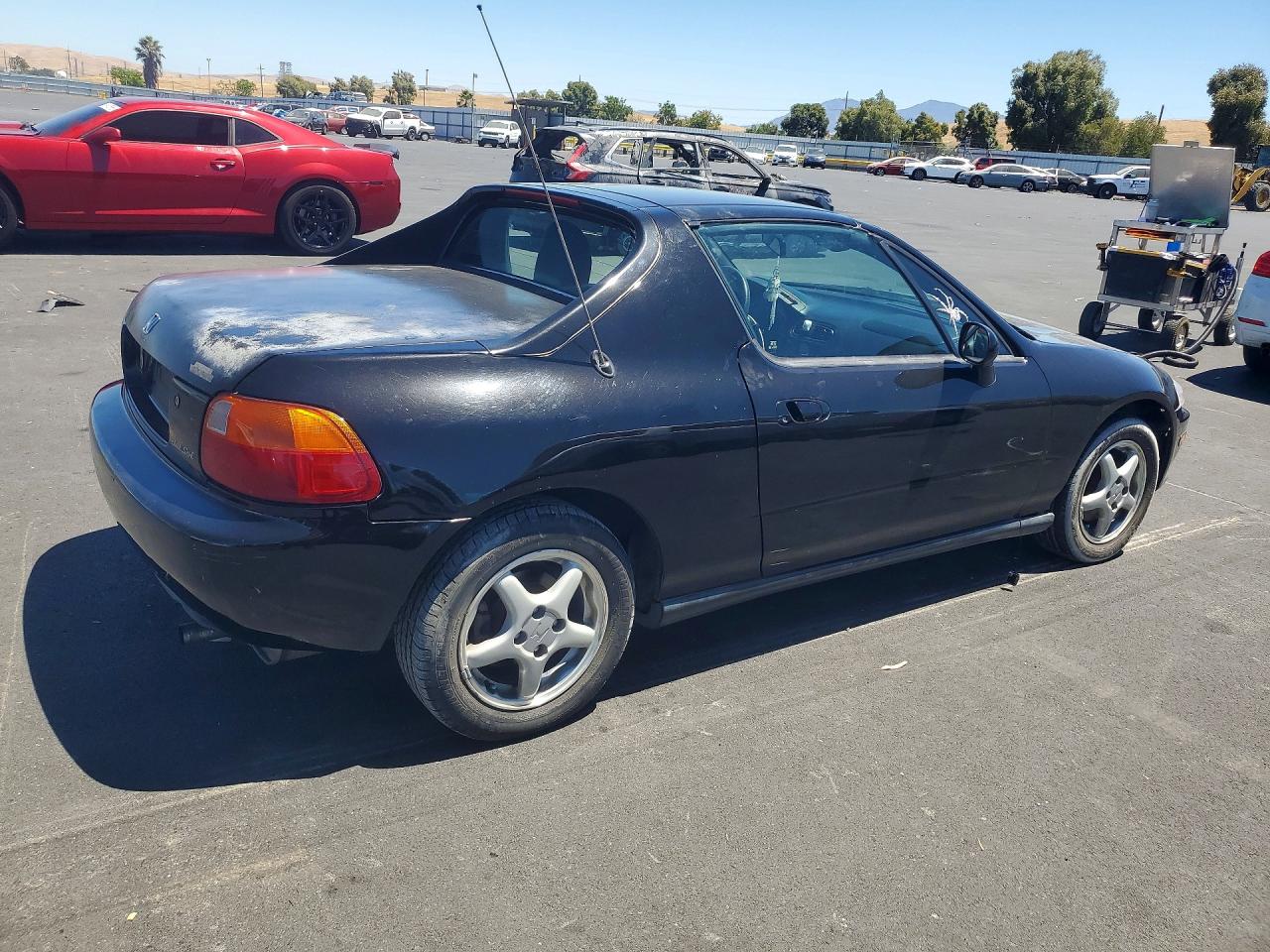 1995 Honda Civic Del Sol Черный vin: JHMEG217XSS000425