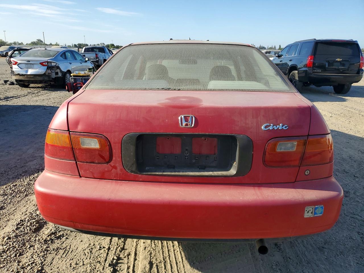 1995 Honda Civic Dx Red vin: JHMEG8546SS020707