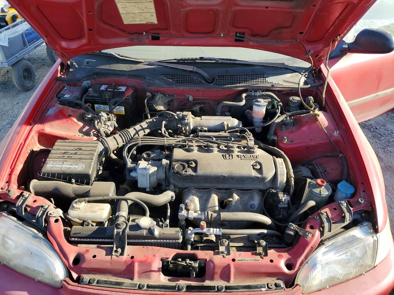 1995 Honda Civic Dx Red vin: JHMEG8546SS020707