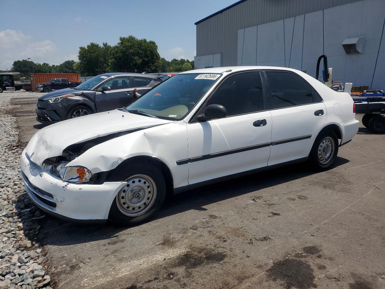 1993 Honda Civic Dx White vin: JHMEG8548PS039802