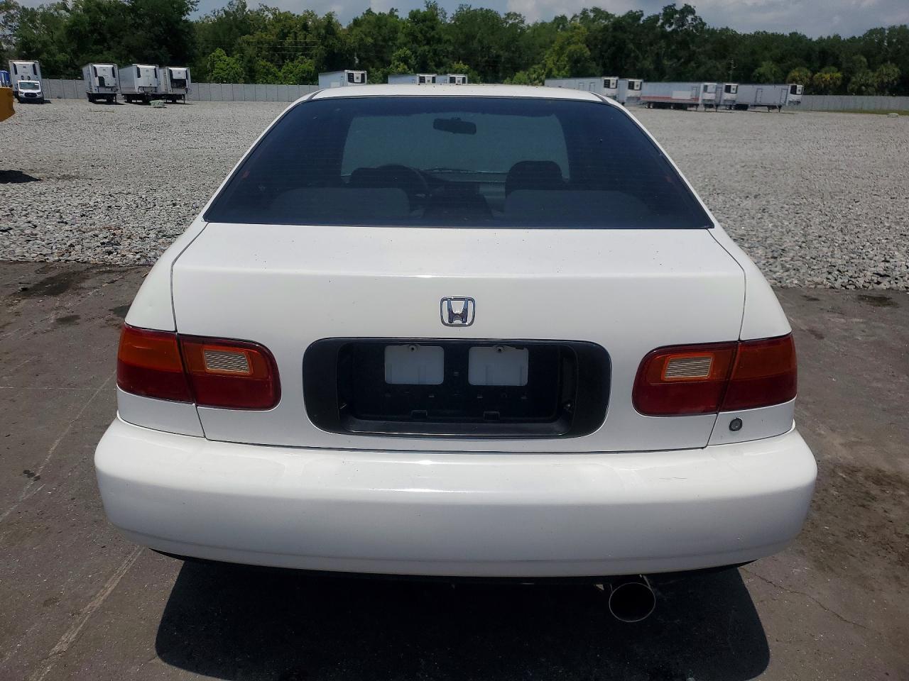 1993 Honda Civic Dx White vin: JHMEG8548PS039802