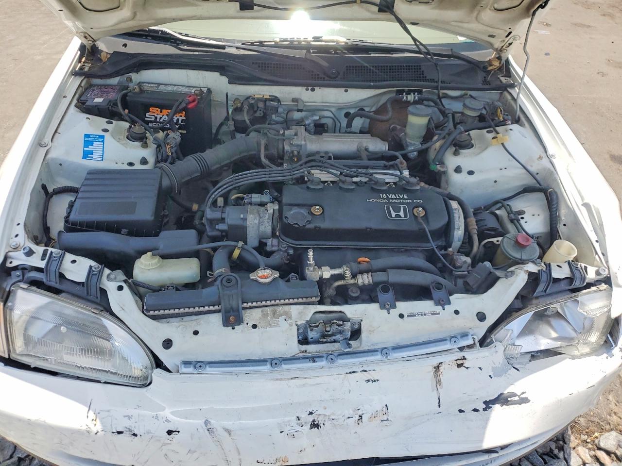 1993 Honda Civic Dx White vin: JHMEG8548PS039802