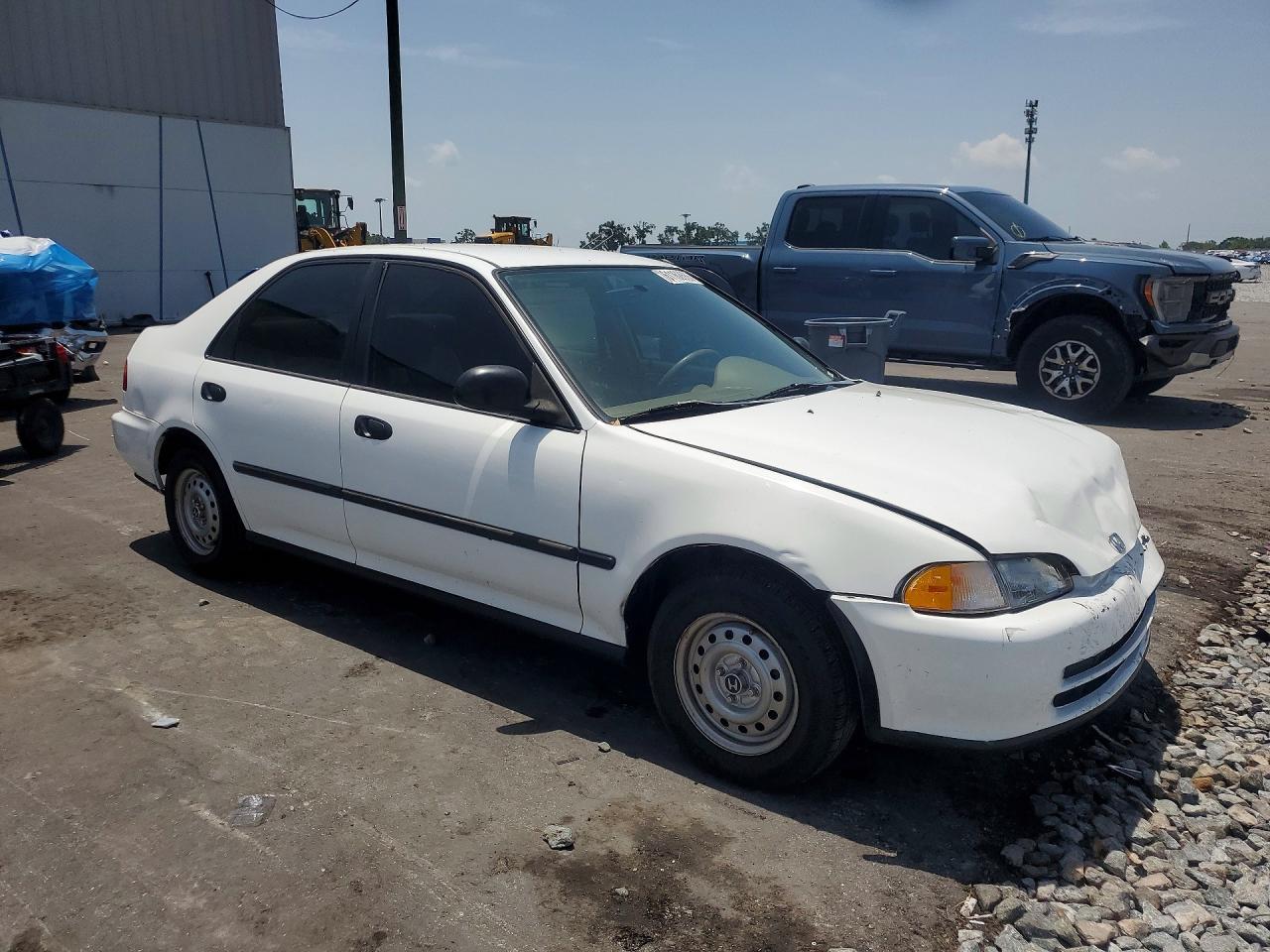 1993 Honda Civic Dx White vin: JHMEG8548PS039802