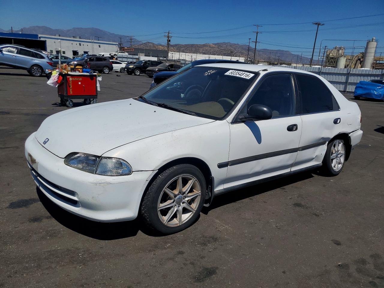 1992 Honda Civic Lx Белый vin: JHMEG8552NS032687