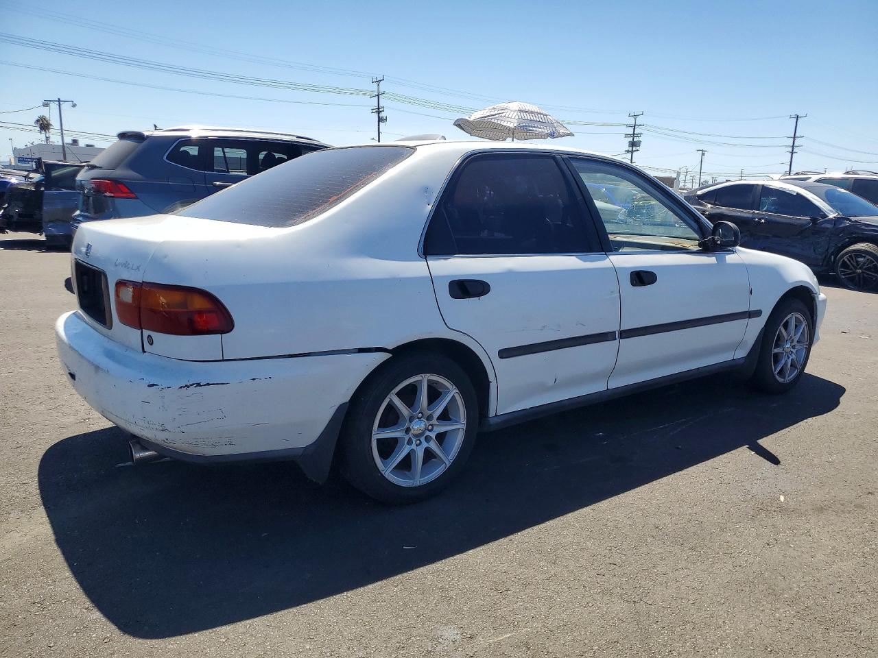 1992 Honda Civic Lx Белый vin: JHMEG8552NS032687