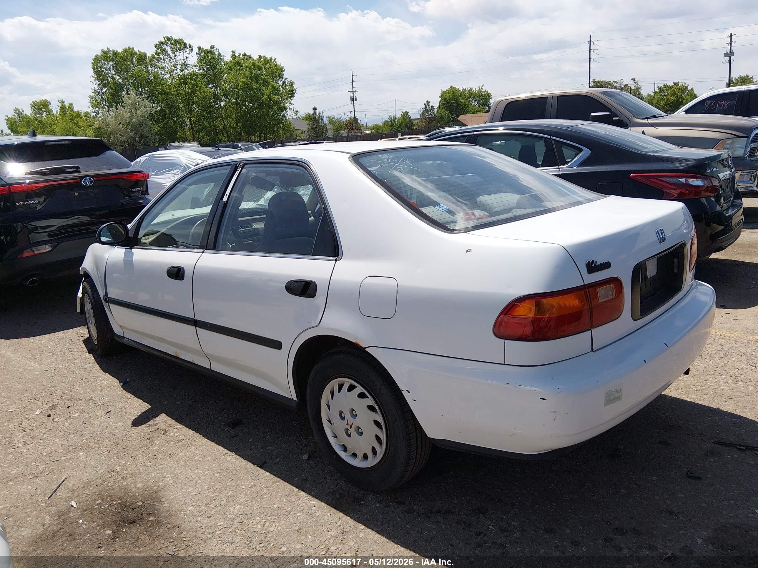 1992 Honda Civic Lx/ex White vin: JHMEG8554NS019746