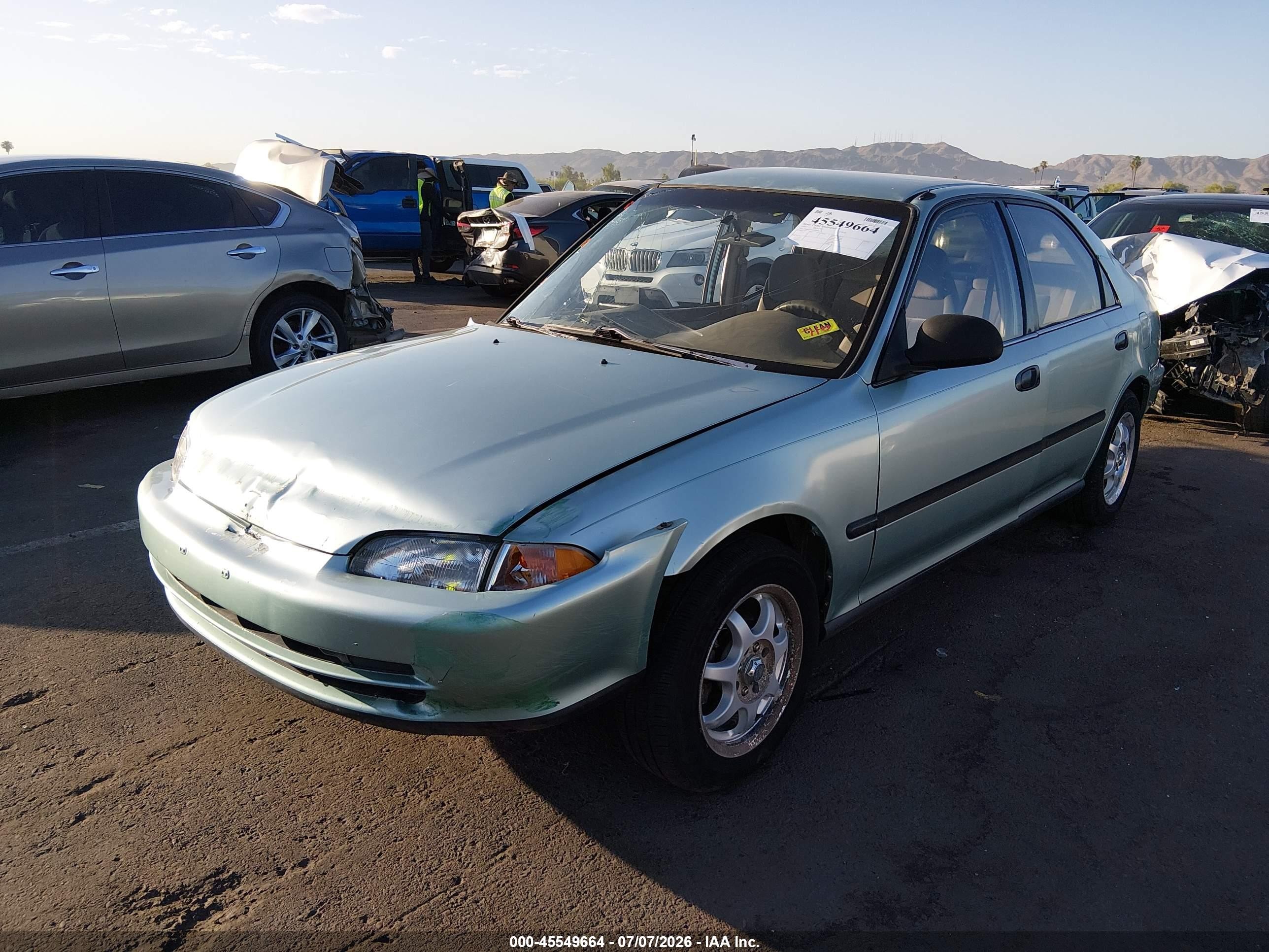 1992 Honda Civic Dx/lx Blue vin: JHMEG8642NS028161