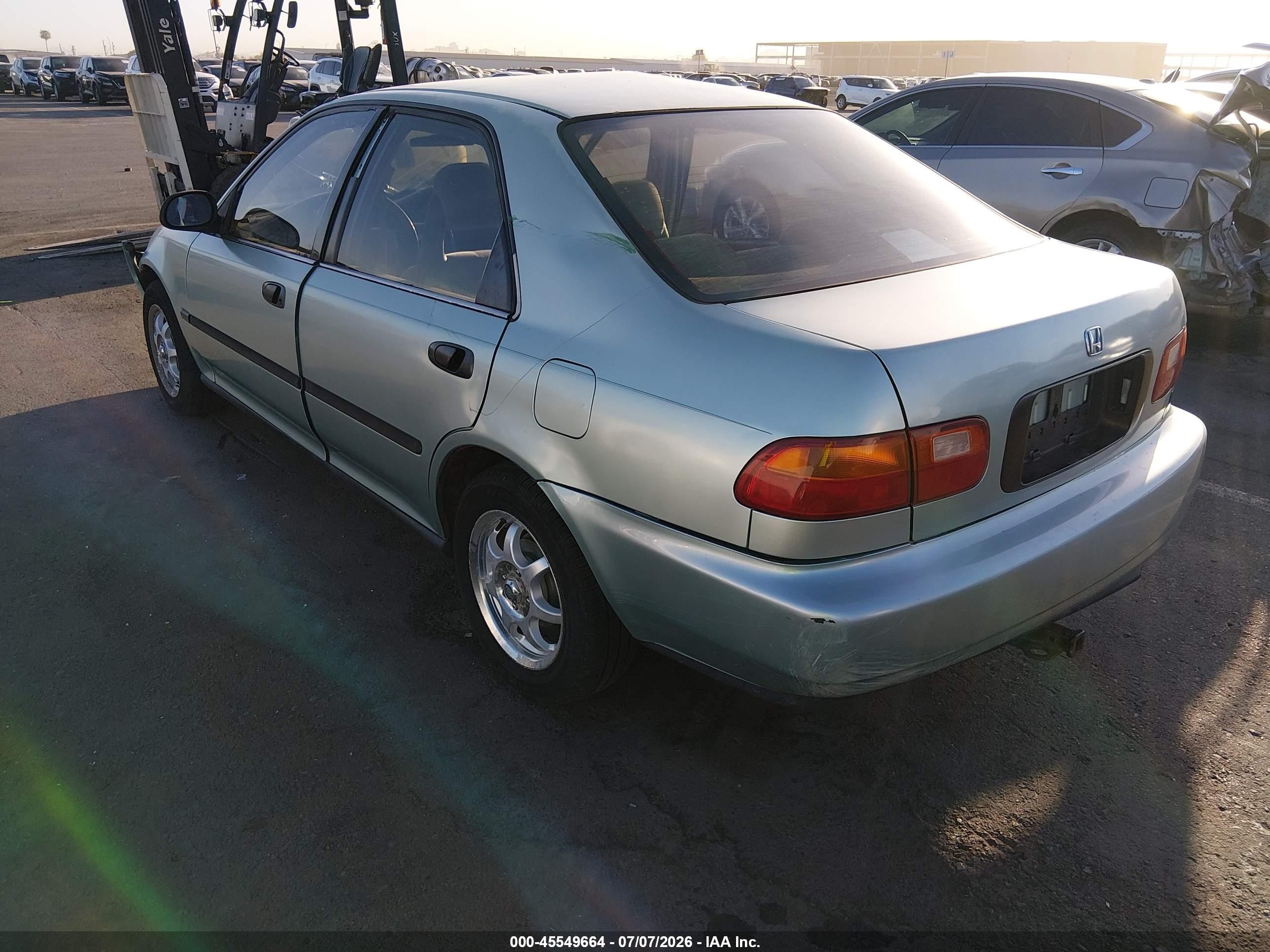 1992 Honda Civic Dx/lx Blue vin: JHMEG8642NS028161