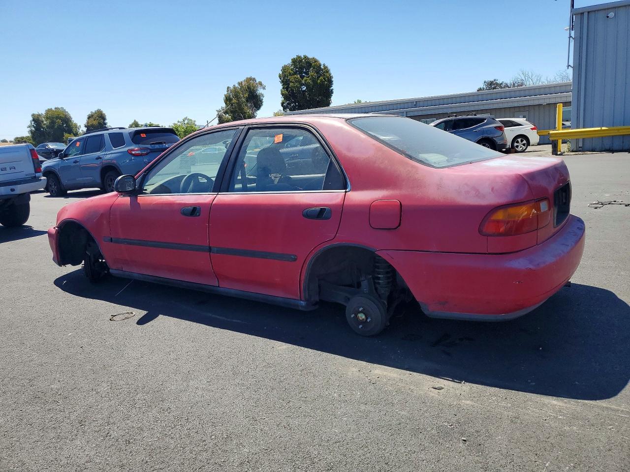 1993 Honda Civic Dx Red vin: JHMEG8642PS040846