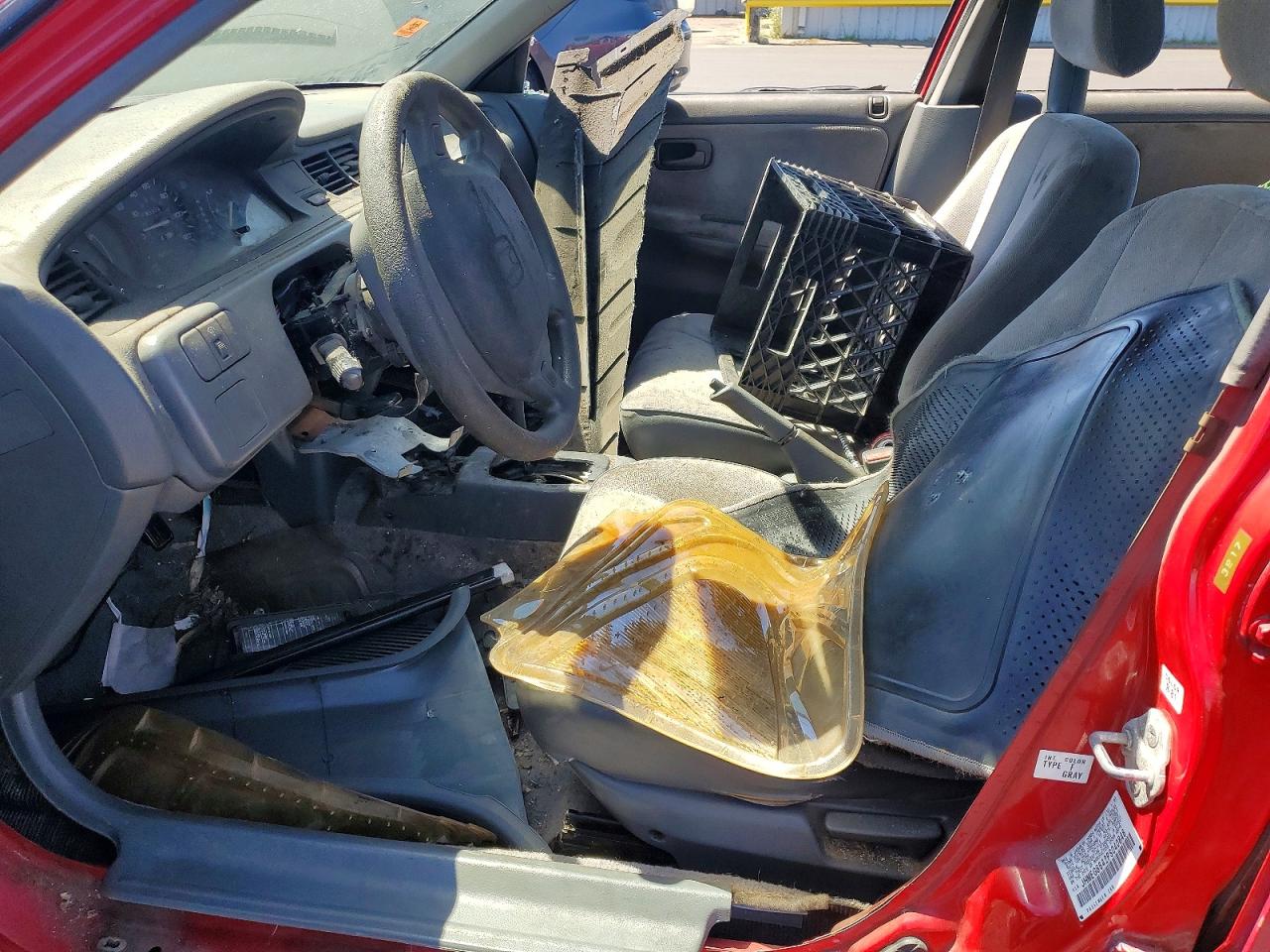 1993 Honda Civic Dx Red vin: JHMEG8642PS040846