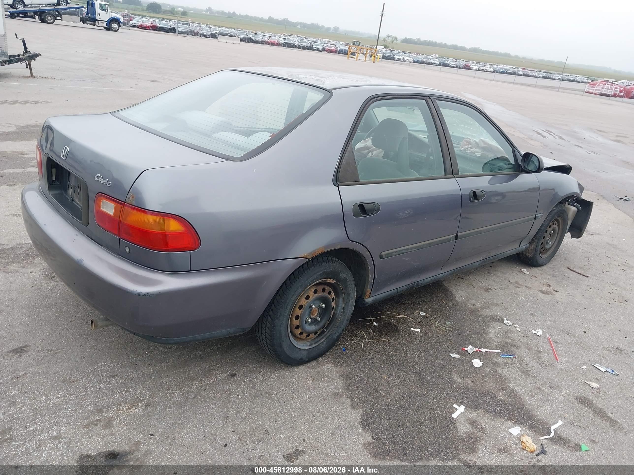 1994 Honda Civic Dx/lx/se Blue vin: JHMEG8648RS011516