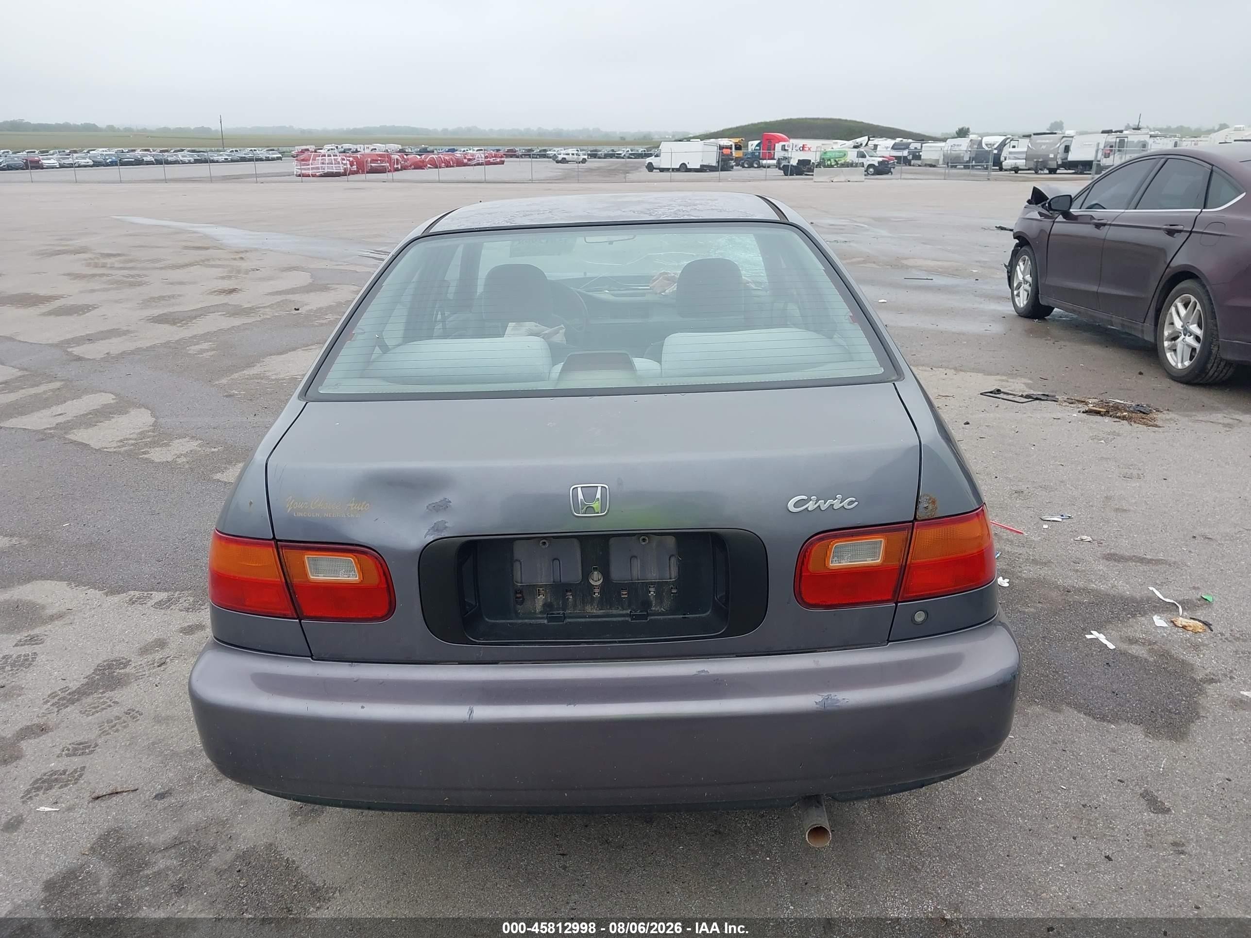 1994 Honda Civic Dx/lx/se Blue vin: JHMEG8648RS011516