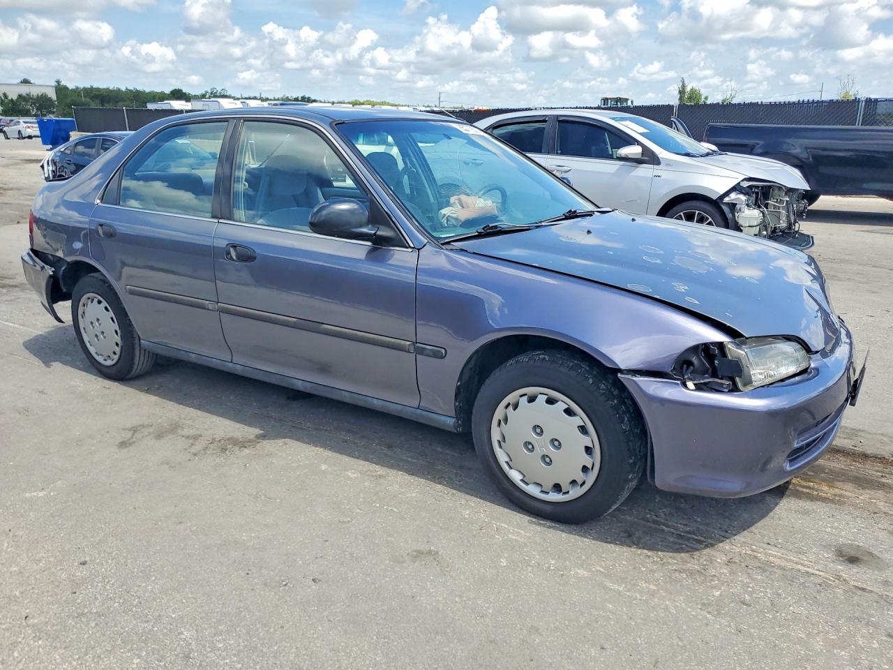1994 Honda Civic Lx Gray vin: JHMEG8653RS012646