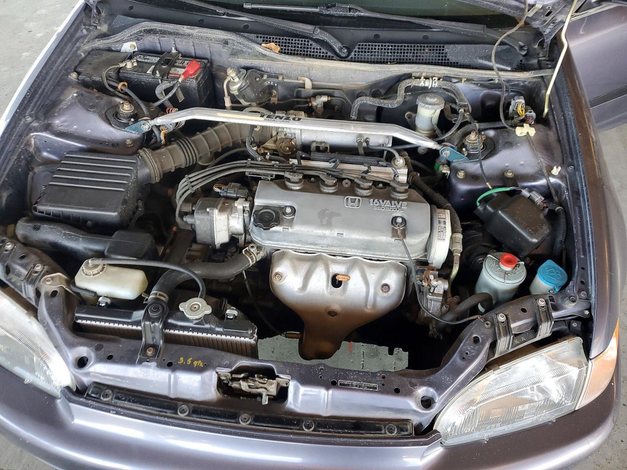 1995 Honda Civic Lx Gray vin: JHMEG8654SS041465