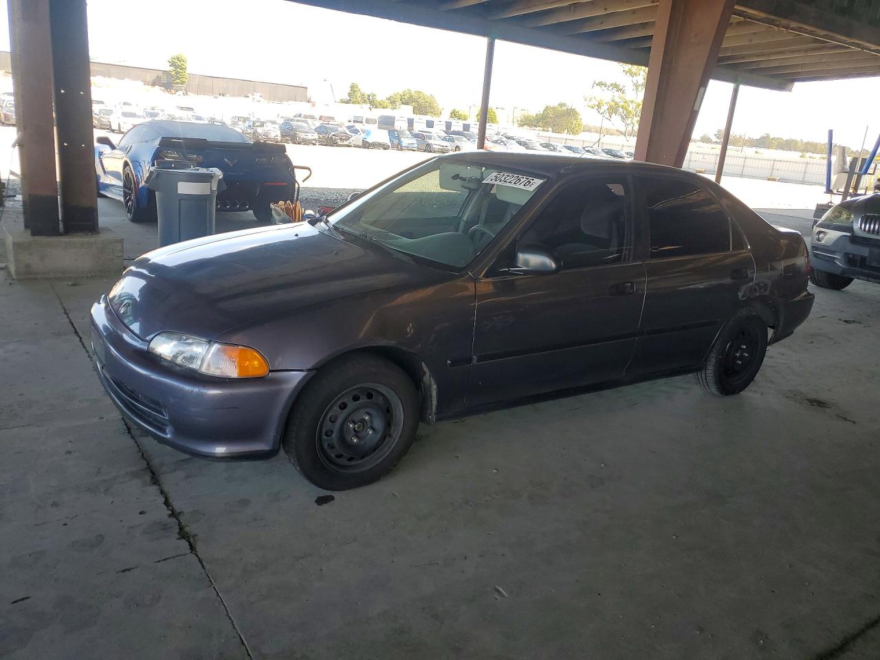 1995 Honda Civic Lx Gray vin: JHMEG8654SS041465