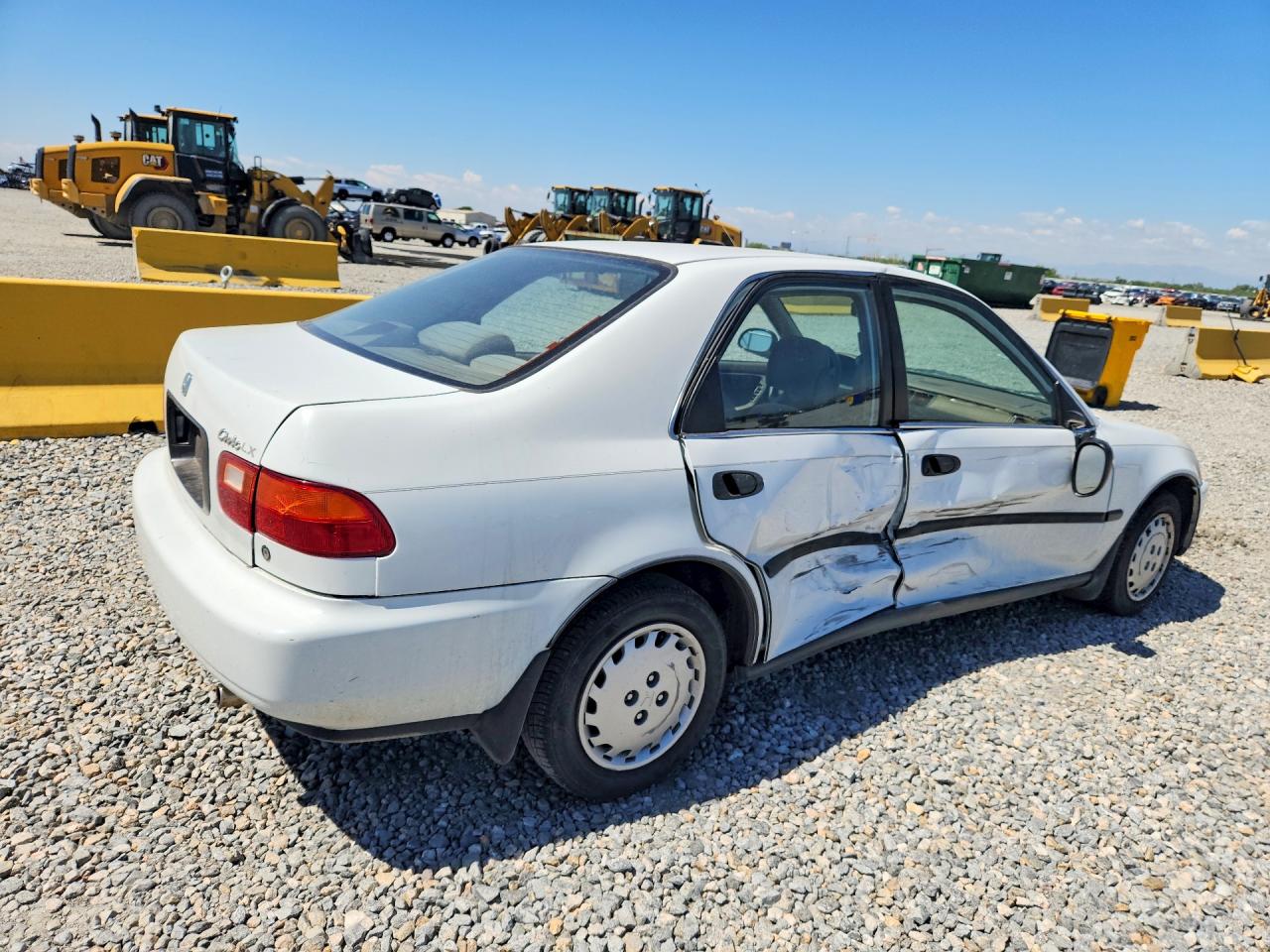1995 Honda Civic Lx White vin: JHMEG8655SS019958
