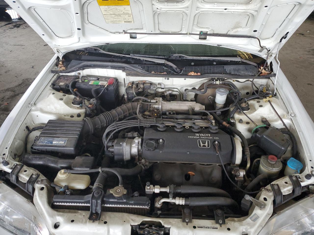 1992 Honda Civic Lx White vin: JHMEG8656NS020024