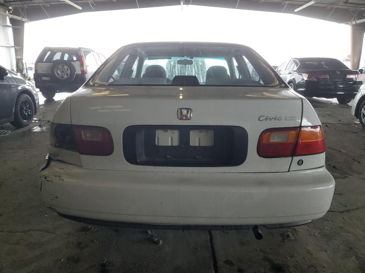 1992 Honda Civic Lx White vin: JHMEG8656NS020024