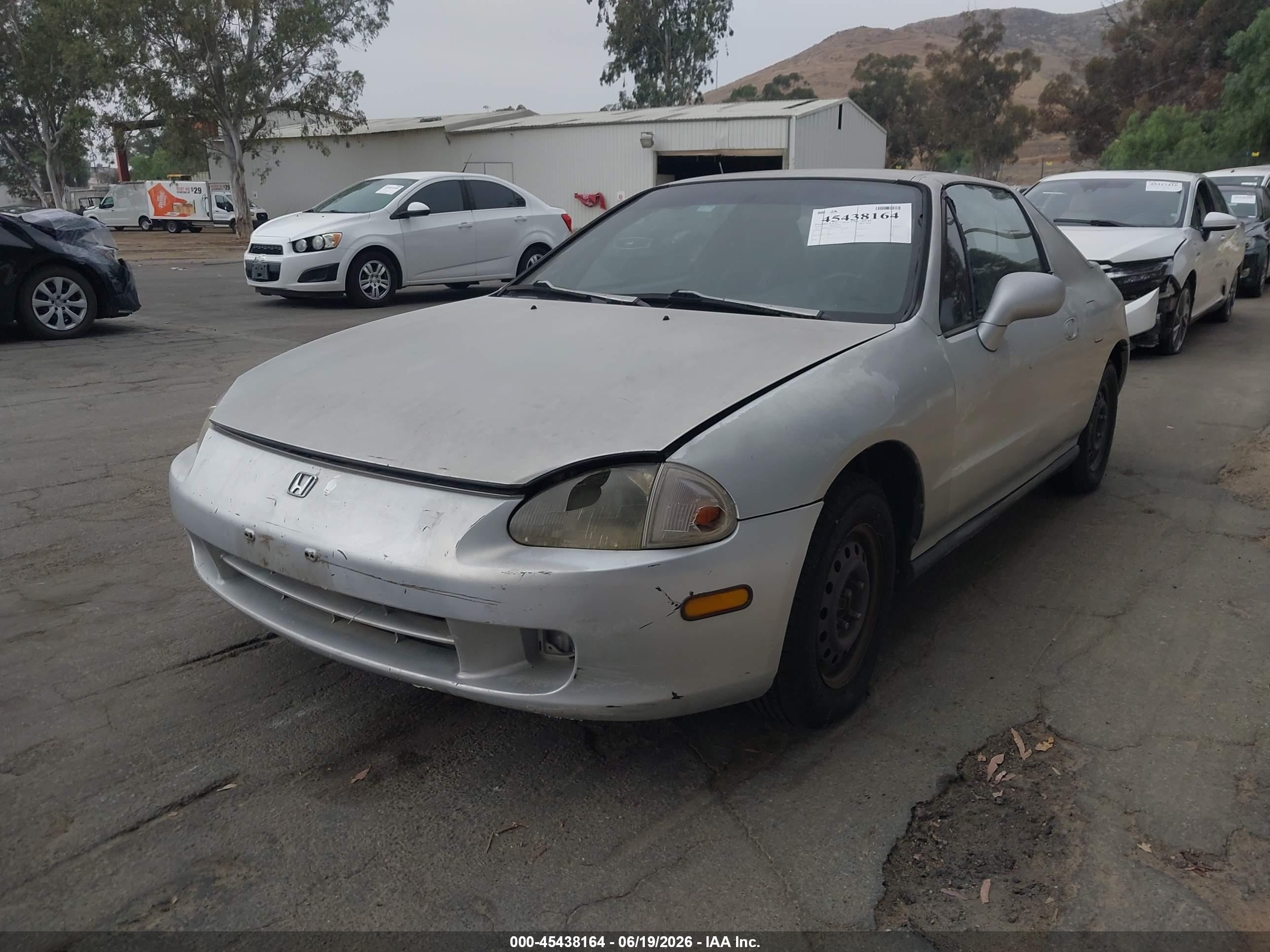 1997 Honda Del Sol S Серебряный vin: JHMEH6144VS006364