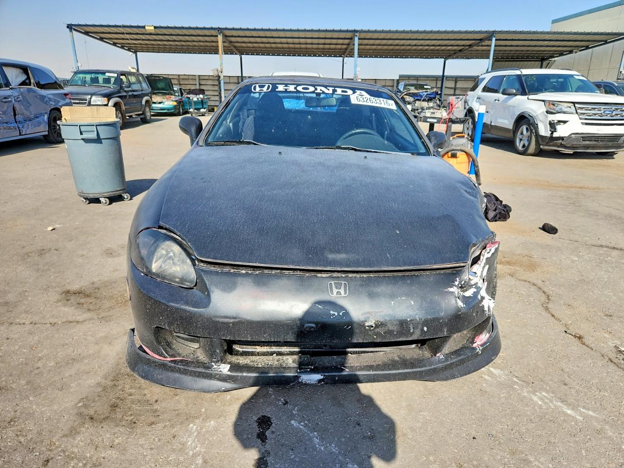 1997 Honda Civic Del Sol S Black vin: JHMEH614XVS004926