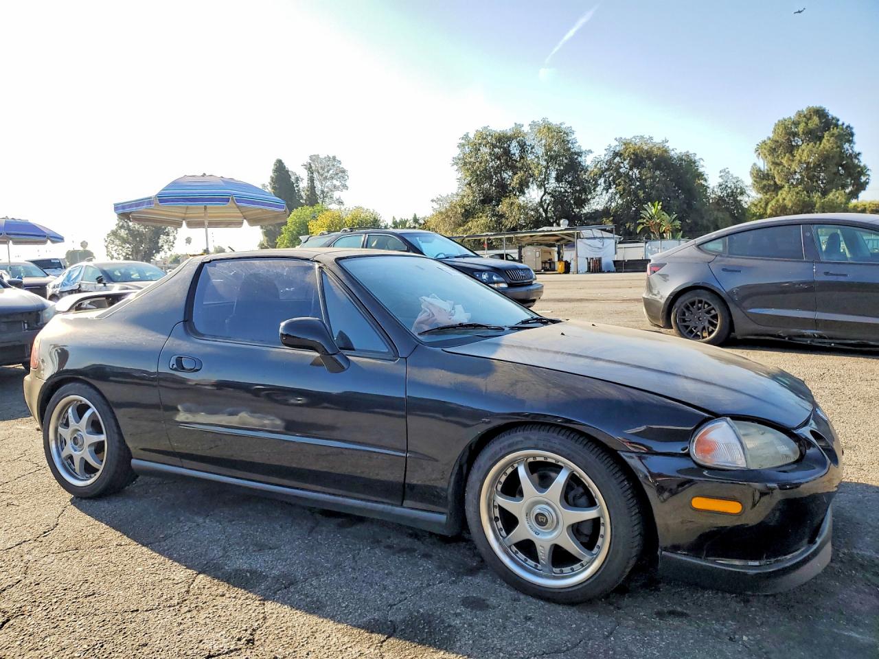 1994 Honda Civic Del Sol Si Black vin: JHMEH6160RS006272