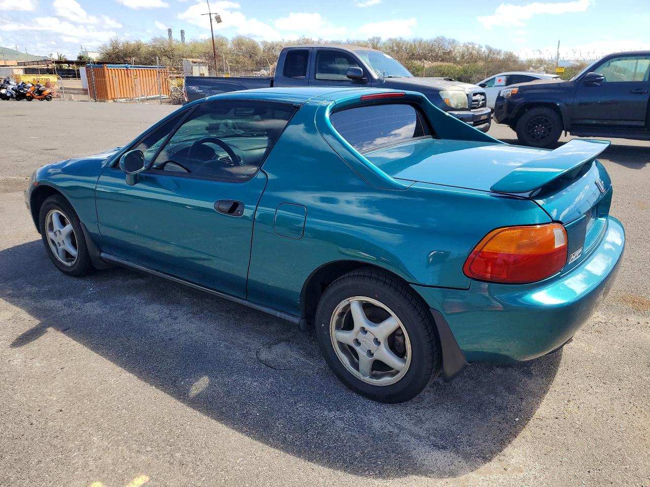 1995 Honda Civic Del Sol Si Teal vin: JHMEH6161SS001331