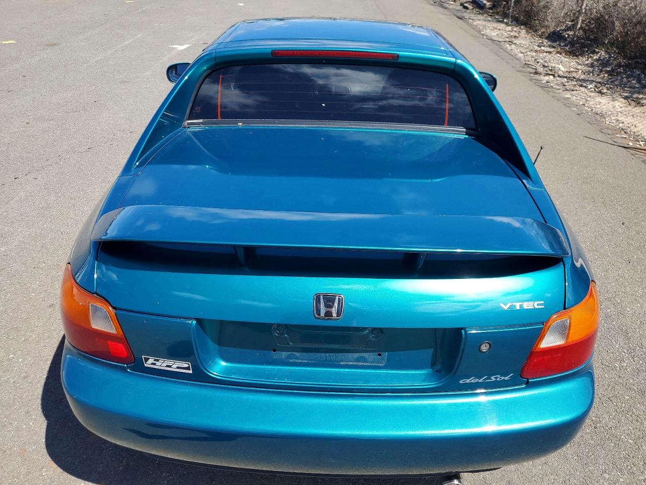 1995 Honda Civic Del Sol Si Teal vin: JHMEH6161SS001331