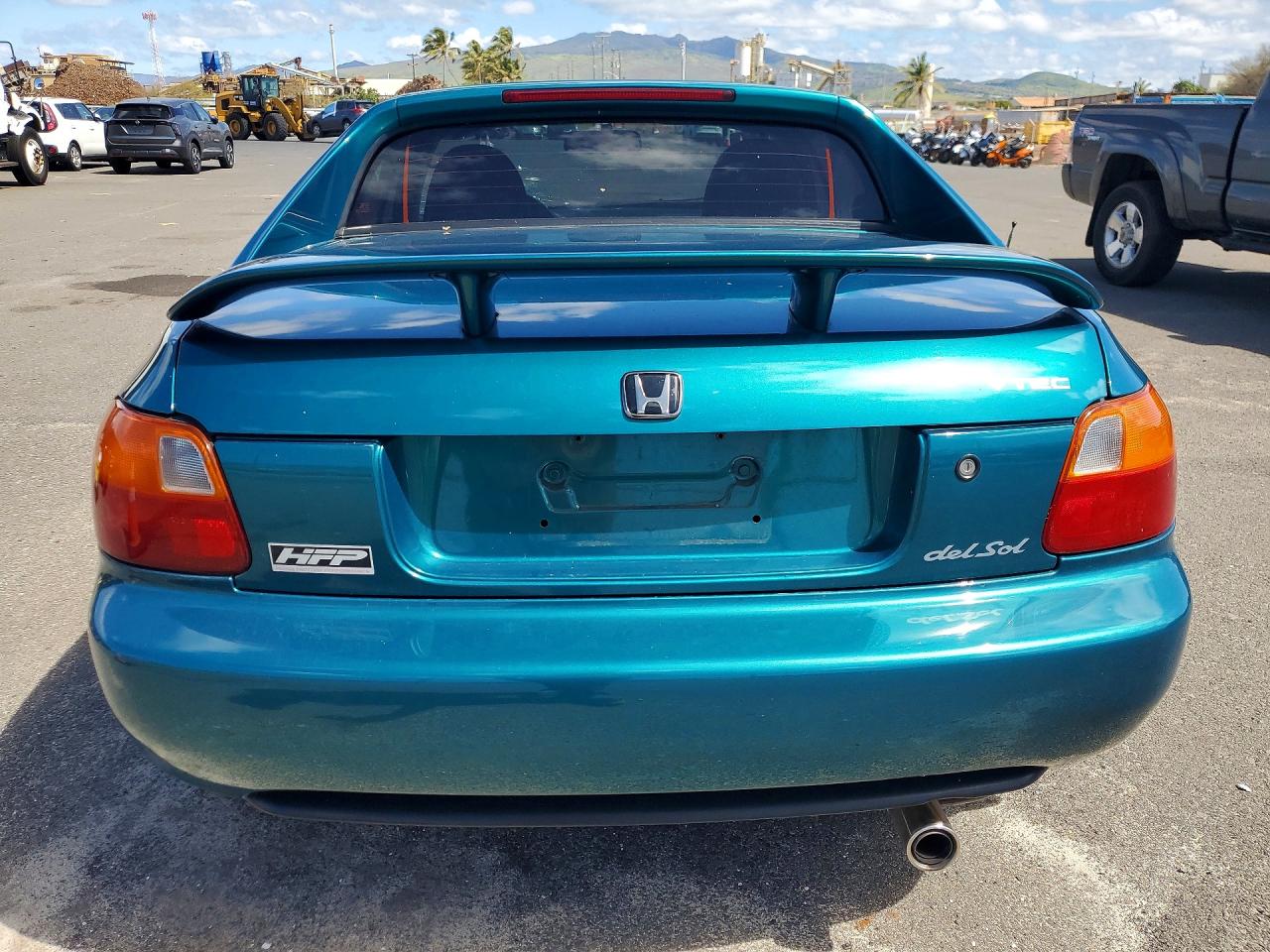 1995 Honda Civic Del Sol Si Teal vin: JHMEH6161SS001331