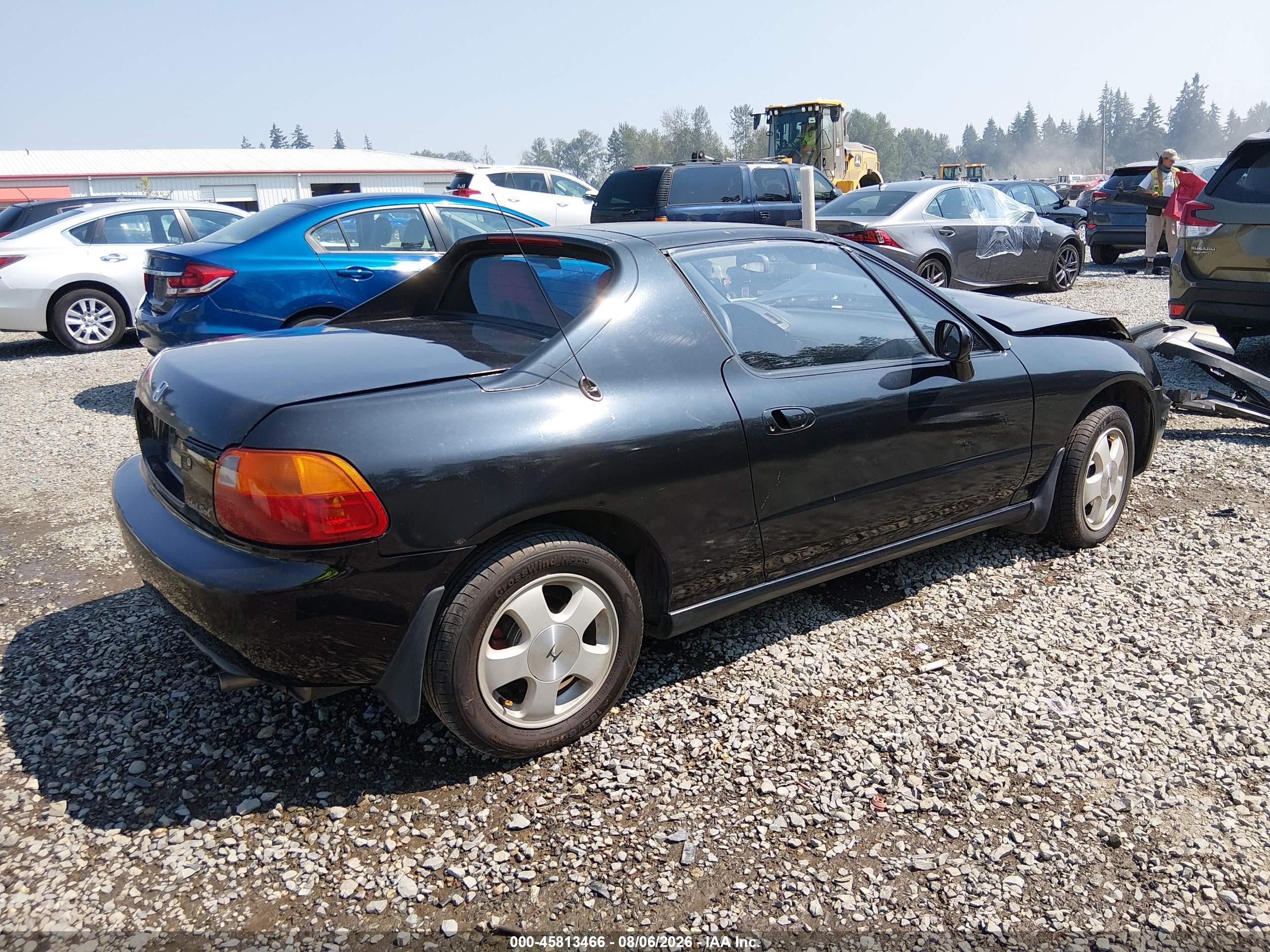 1993 Honda Civic Del Sol Si Black vin: JHMEH6162PS020851
