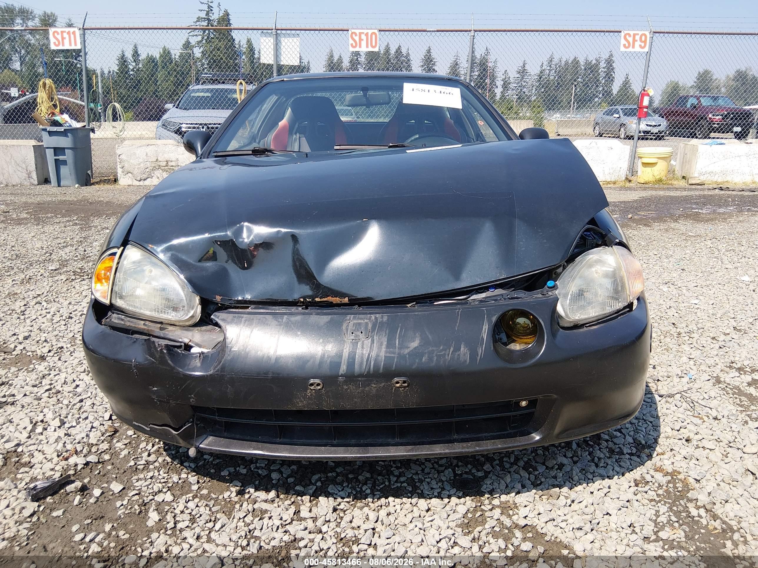 1993 Honda Civic Del Sol Si Black vin: JHMEH6162PS020851