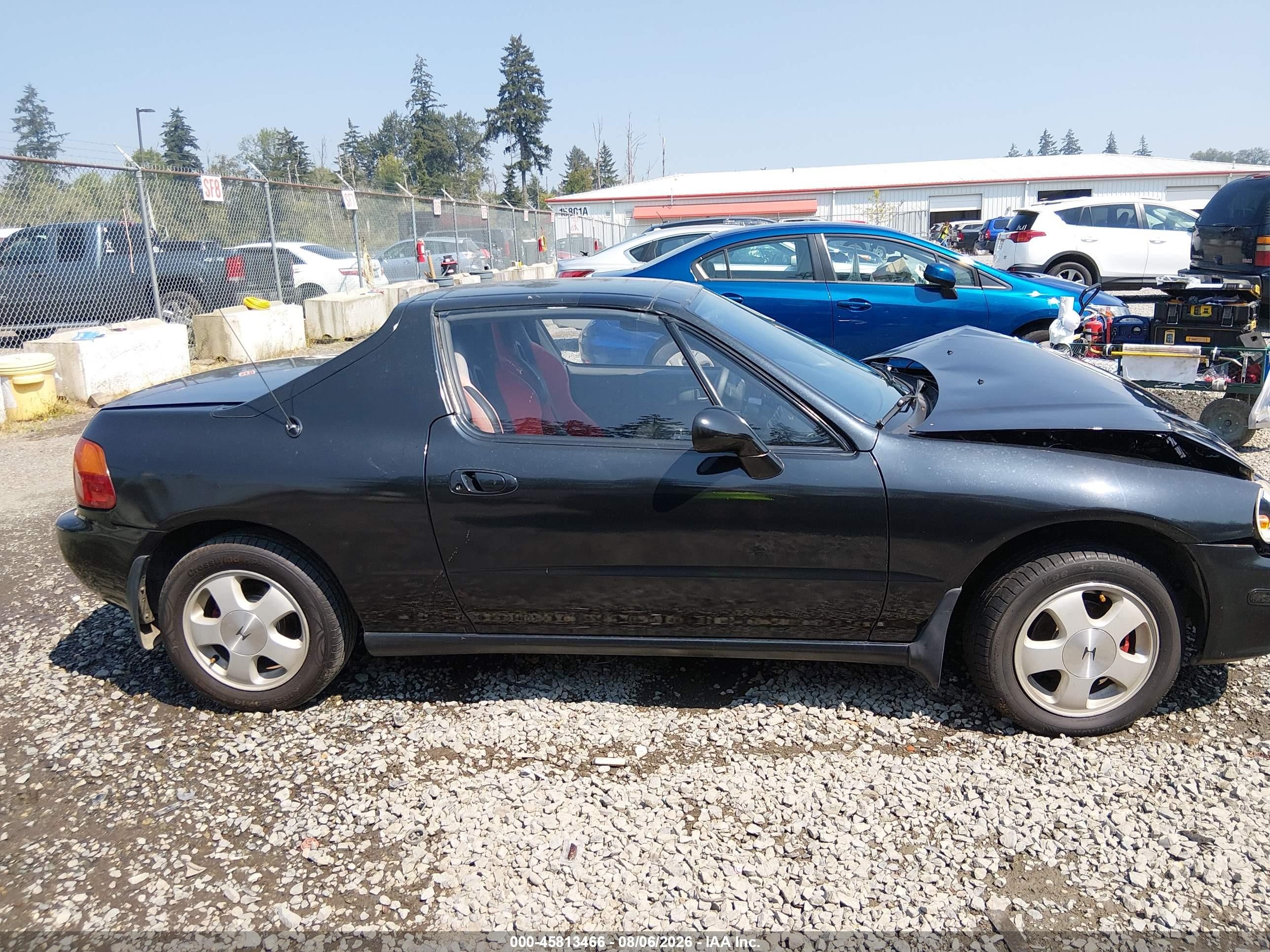 1993 Honda Civic Del Sol Si Black vin: JHMEH6162PS020851