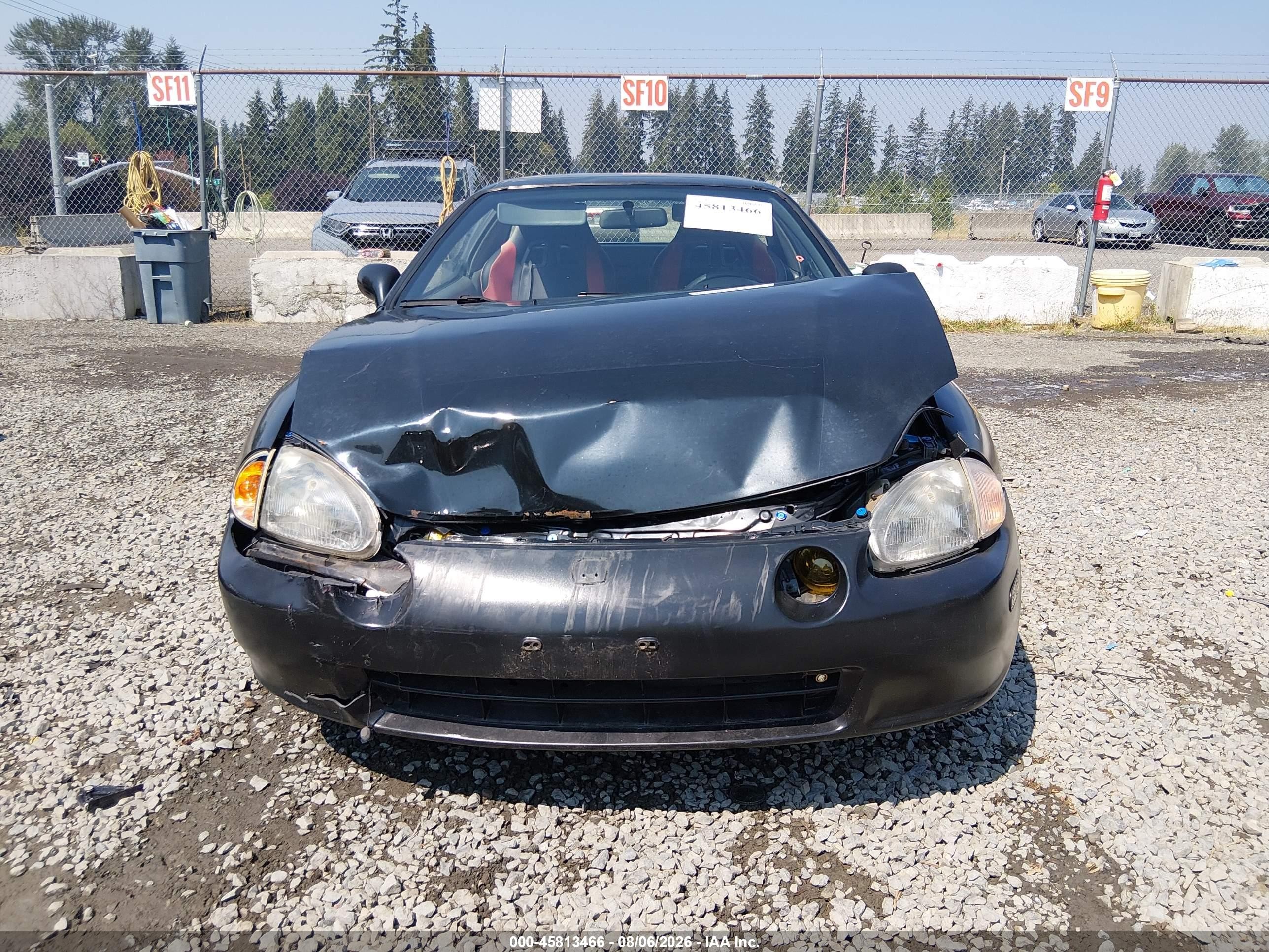 1993 Honda Civic Del Sol Si Black vin: JHMEH6162PS020851