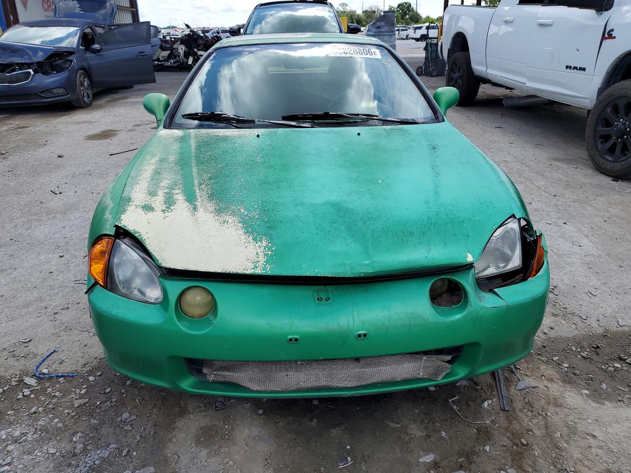 1994 Honda Civic Del Sol Si Green vin: JHMEH6164RS004217