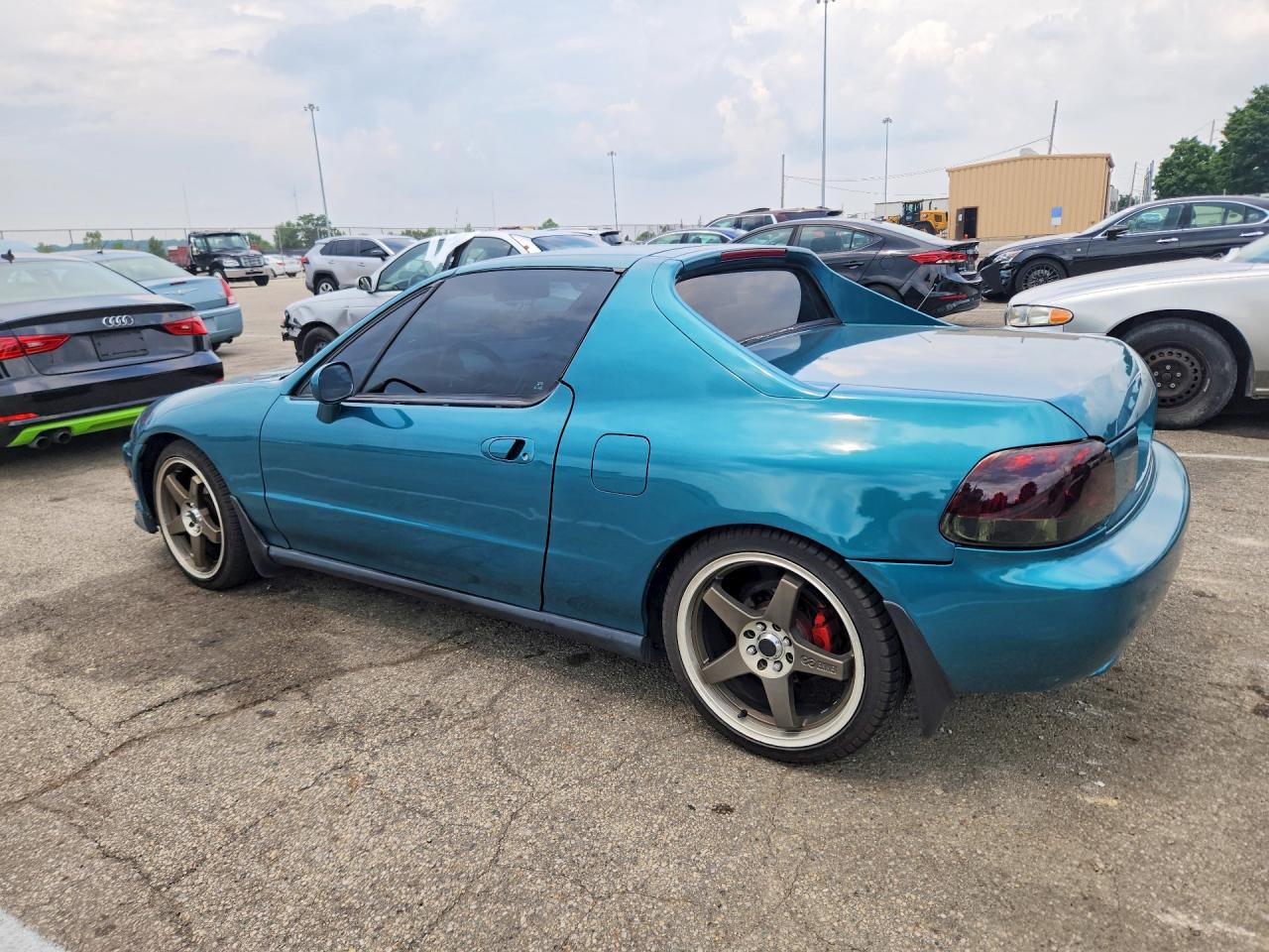 1995 Honda Civic Del Sol Si Teal vin: JHMEH6164SS000920