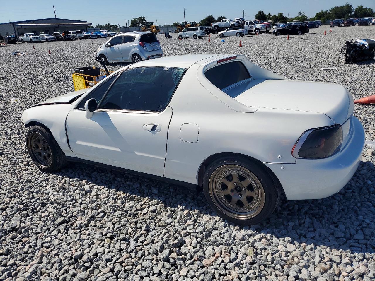 1995 Honda Civic Del Sol Si White vin: JHMEH6165SS002871