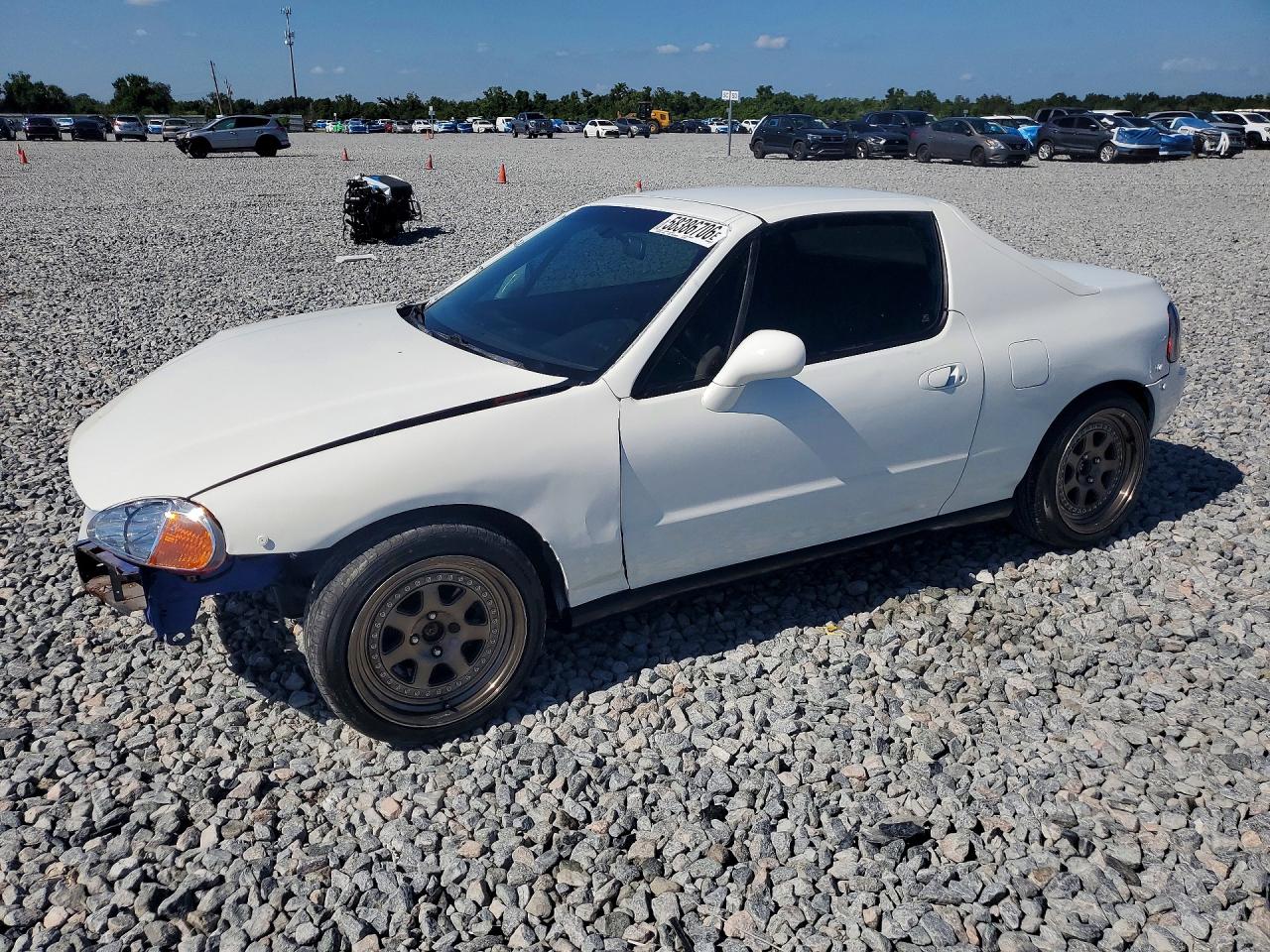 1995 Honda Civic Del Sol Si White vin: JHMEH6165SS002871