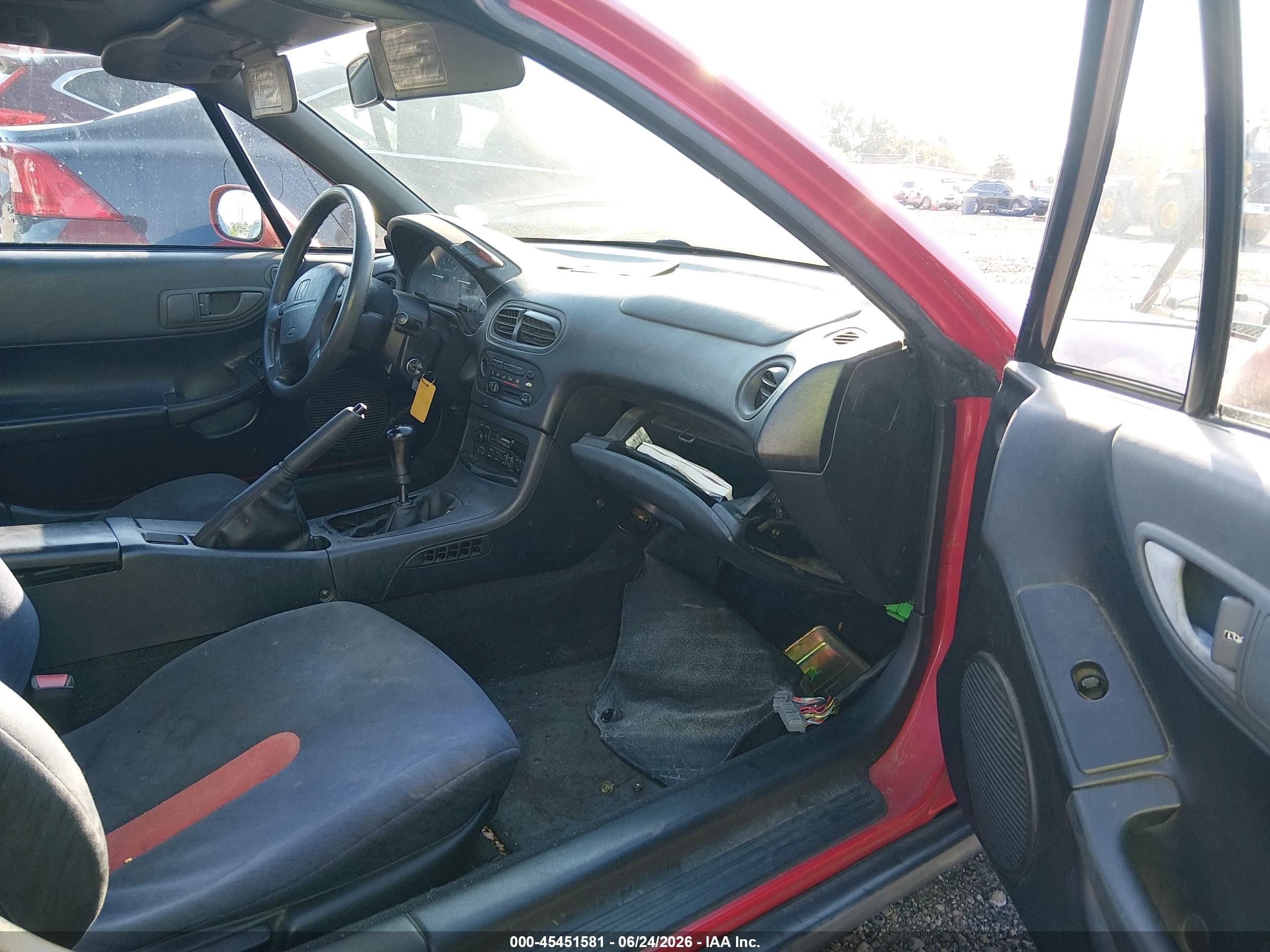 1995 Honda Civic Del Sol Si Red vin: JHMEH6165SS008136