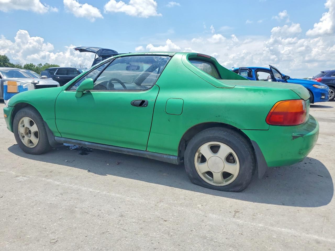 1993 Honda Civic Del Sol Si Green vin: JHMEH6168PS005657