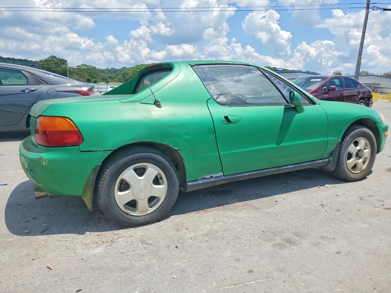 1993 Honda Civic Del Sol Si Green vin: JHMEH6168PS005657