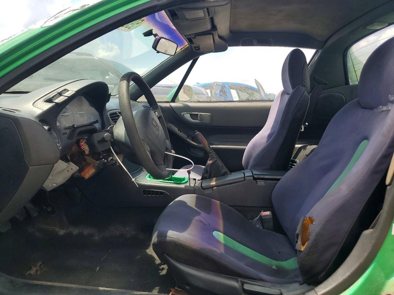 1993 Honda Civic Del Sol Si Green vin: JHMEH6168PS005657