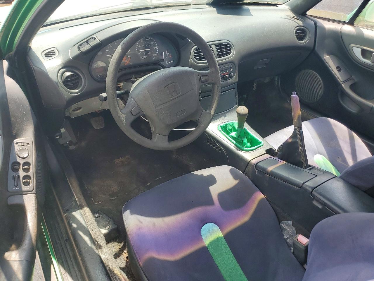 1993 Honda Civic Del Sol Si Green vin: JHMEH6168PS005657