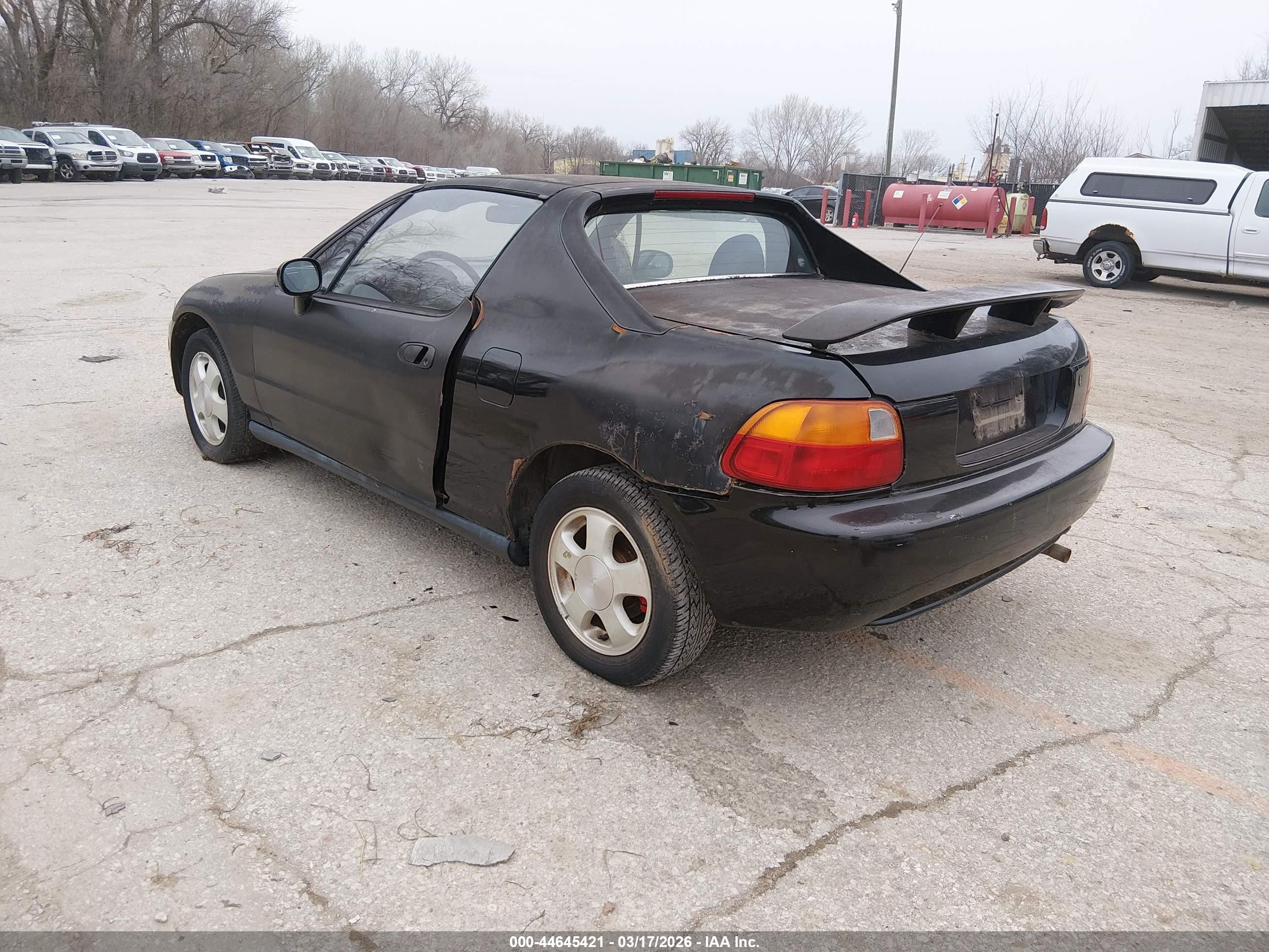 1993 Honda Civic Del Sol Si Black vin: JHMEH6168PS019364
