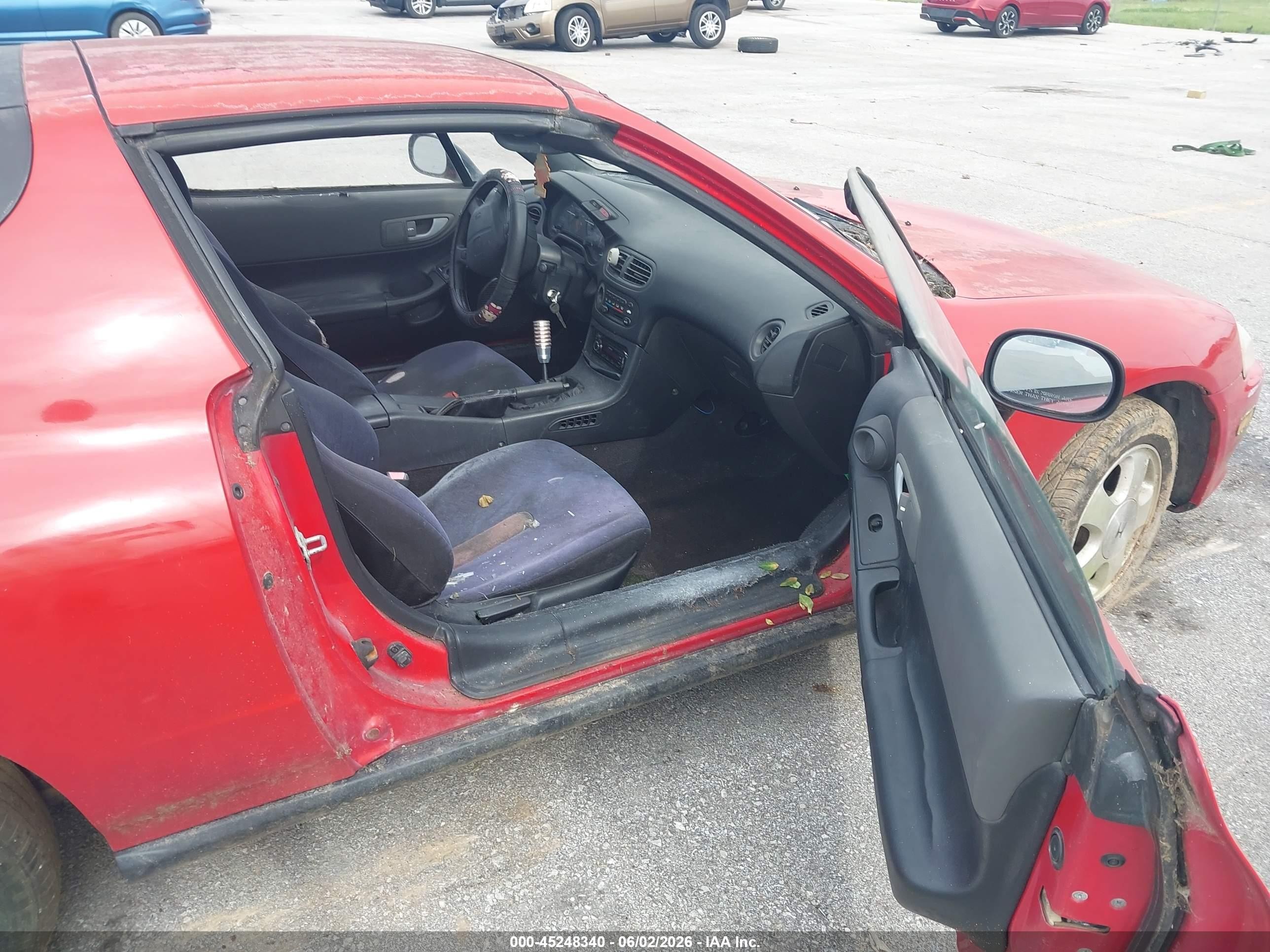 1993 Honda Civic Del Sol Si Red vin: JHMEH6169PS010656