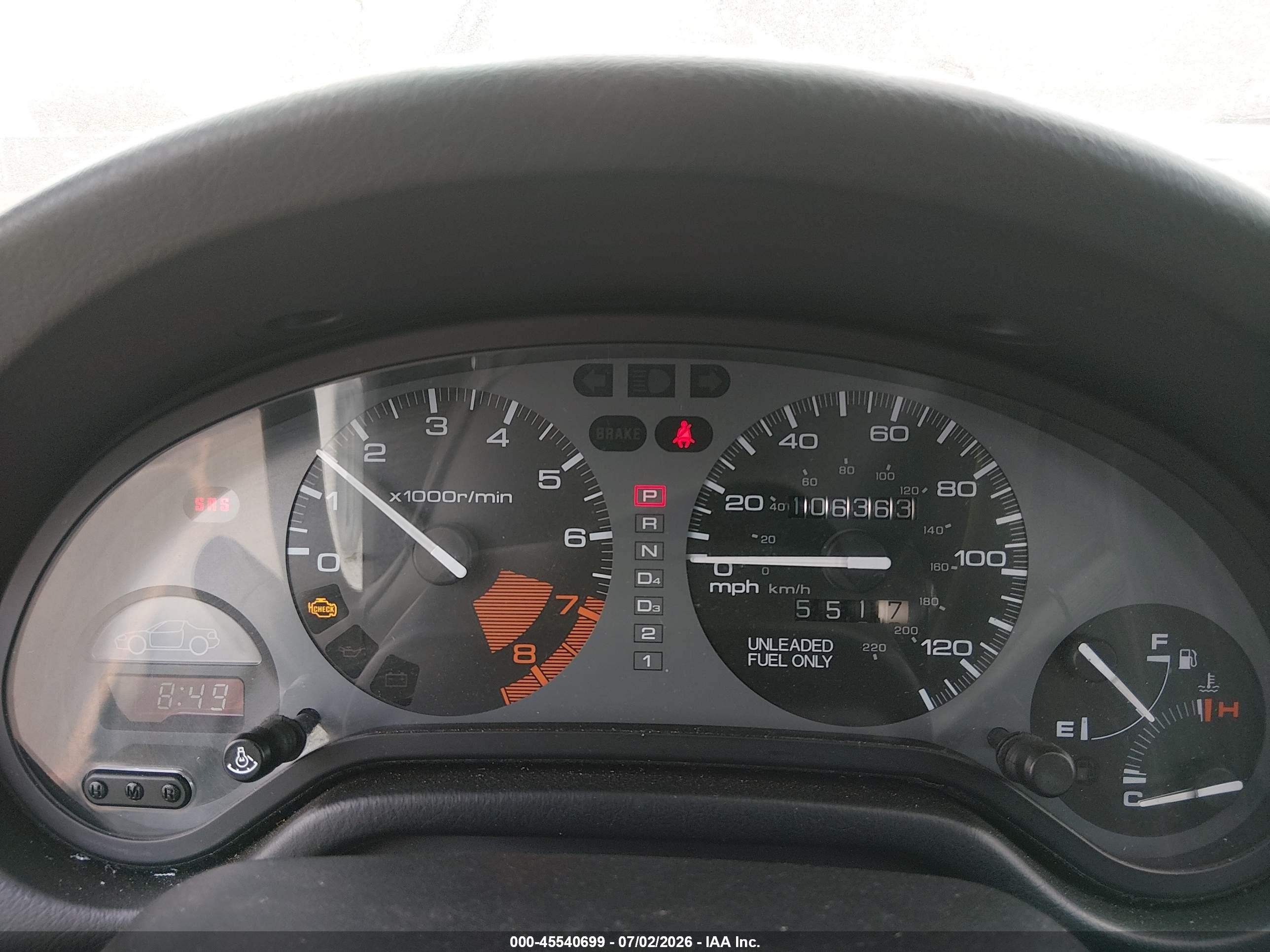 1997 Honda Del Sol S Белый vin: JHMEH6247VS006535