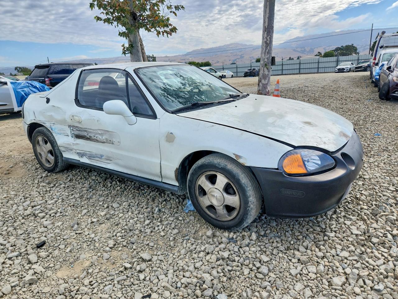 1994 Honda Civic Del Sol Si White vin: JHMEH6260RS001362