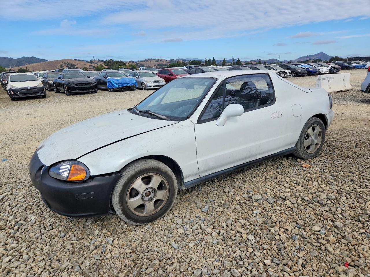 1994 Honda Civic Del Sol Si White vin: JHMEH6260RS001362
