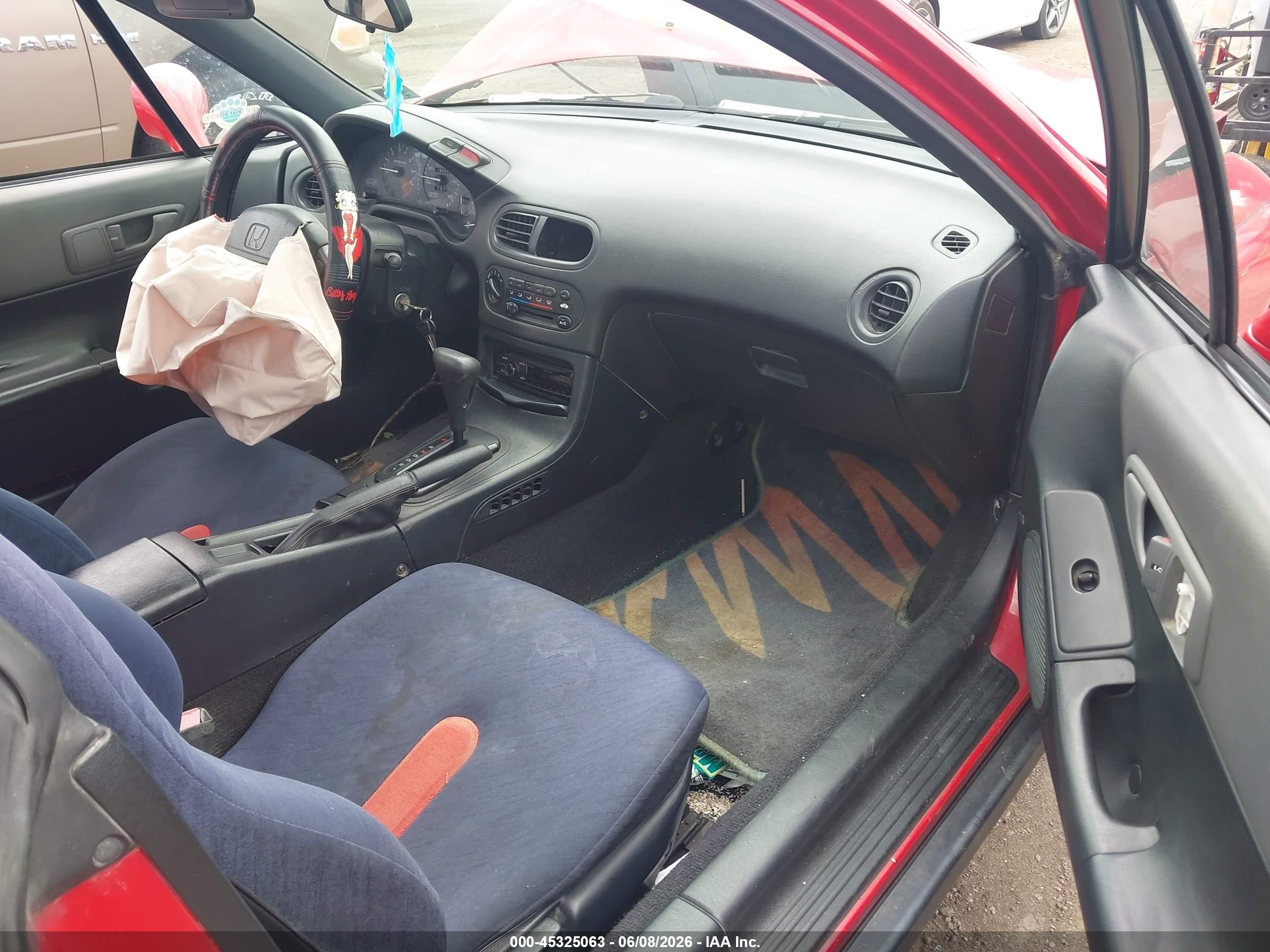 1993 Honda Civic Del Sol Si Red vin: JHMEH6262PS019875