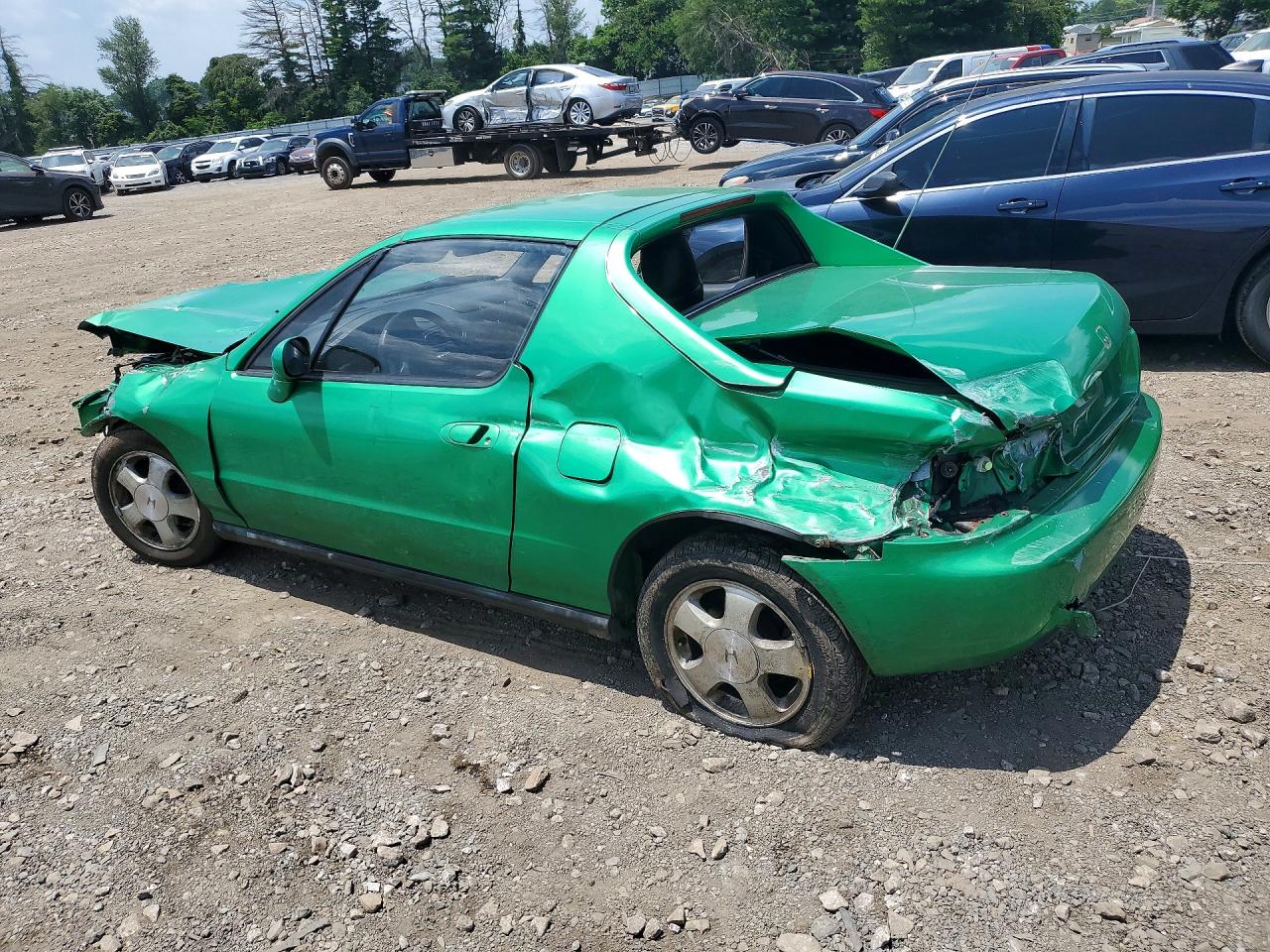 1994 Honda Civic Del Sol Si Green vin: JHMEH6263RS003719
